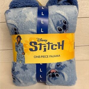 Disney Stitch Blue one Piece Pajama